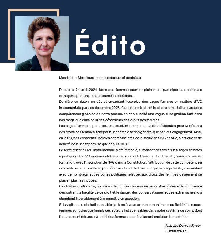 Ordre sages-femmes (@cnosf) on Twitter photo 📰Dans son dernier numéro, le <a href="/CNOSF/">Ordre sages-femmes</a> revient sur la pleine compétence orthogénique des #sagesfemmes et sur leur rôle primordial en matière d’#IVG.
A lire ici ↪️bit.ly/3WckXd6 📰Dans son dernier numéro, le <a href="/CNOSF/">Ordre sages-femmes</a> revient sur la pleine compétence orthogénique des #sagesfemmes et sur leur rôle primordial en matière d’#IVG.
A lire ici ↪️bit.ly/3WckXd6