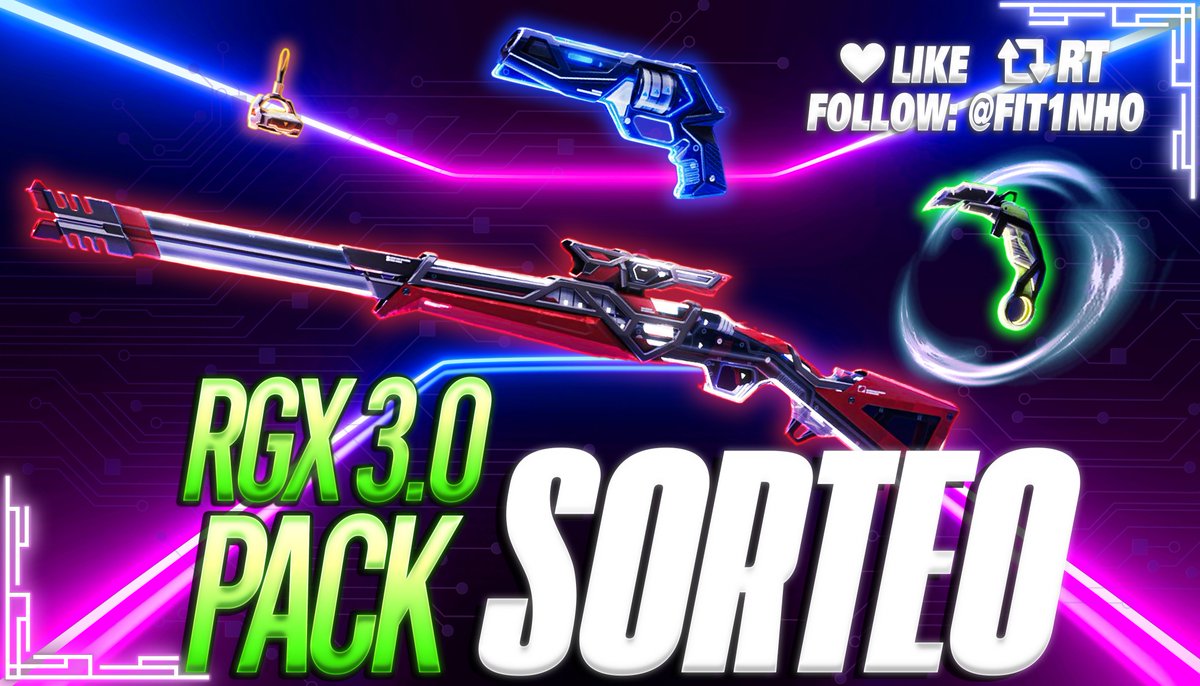 Fit1nho's tweet image. SORTEO NUEVO PACK RGX 3.0 🔴🟢🔵
Requisitos:
-Like ❤️
-RT 🔁
-Mencionar a 2 amigos⬇️🗣️
-Seguir: @Fit1nho 

Termina el 25/07 !