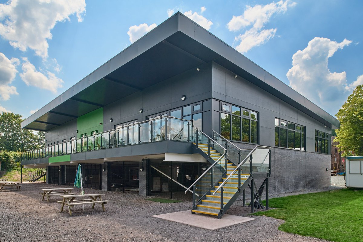 SPFaizey's tweet photo. Some fantastic photos showing the recently completed club house at Bridgnorth Rugby Club. https://t.co/NINXnDVBWx
