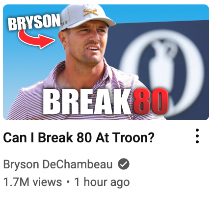 Next on the Bryson YouTube channel: