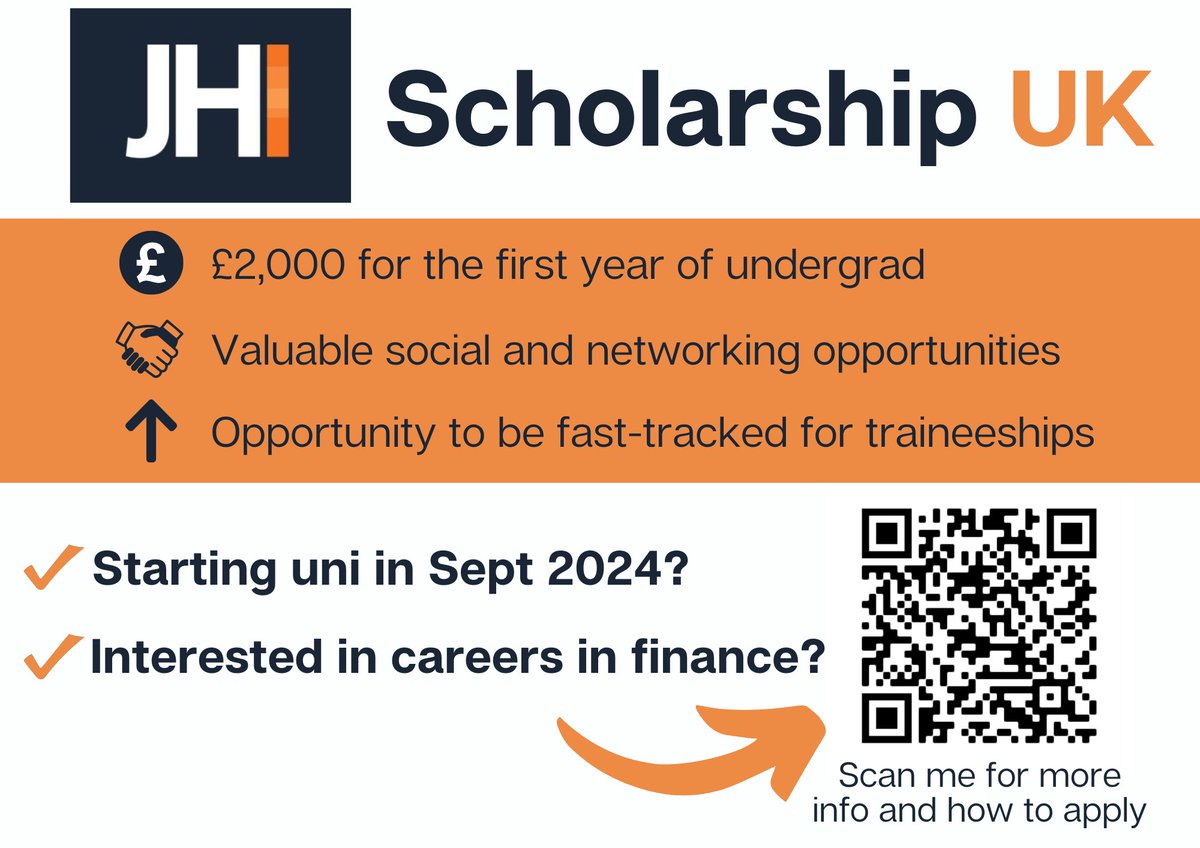 Causeway Education (@causeway_edu) on Twitter photo Know Year 13s starting uni in Sept 2024 and interested in a career related to #Finance?
<a href="/JHIAdvisors/">Janus Henderson Investors</a> are offering 5⃣ £2,000 #Scholarships to students whose socio-economic backgrounds may present barriers to studying at university.
More info 👇
causeway.education/janus-henderso… Know Year 13s starting uni in Sept 2024 and interested in a career related to #Finance?
<a href="/JHIAdvisors/">Janus Henderson Investors</a> are offering 5⃣ £2,000 #Scholarships to students whose socio-economic backgrounds may present barriers to studying at university.
More info 👇
causeway.education/janus-henderso…