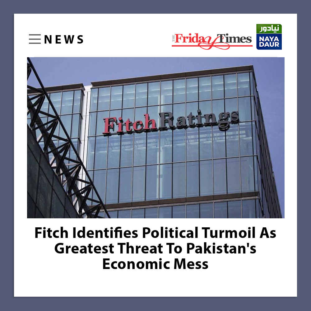 TFT_'s tweet photo. Fitch foresaw the incumbent coalition government continuing to hold power for at least the next 18 months with Imran Khan to remain in jail and no immediate plans for fresh elections
Read more๐
https://t.co/aIPkzRA8ep
#FitchRatings #FitchAV #ImranKhan #freshelections #Economic https://t.co/TNm973JmCl