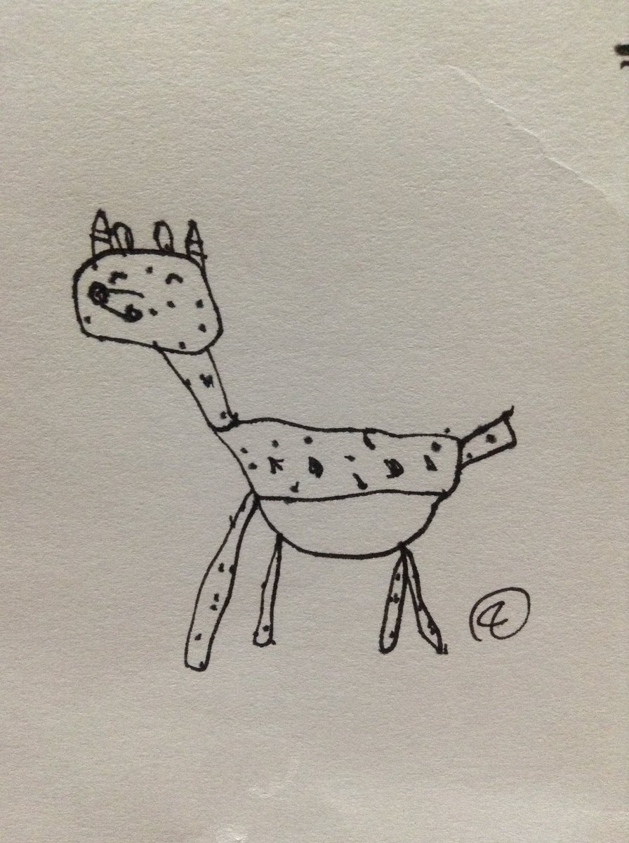 これは4様画伯の中で、トップクラスにわかりやすい絵!! 