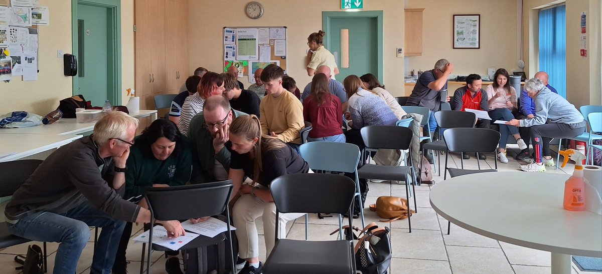 MarineInst's tweet photo. 🐟Fish Handling Biosecurity training at the Marine institute in Newport given by our designated Veterinarian Dr. Susie Mitchell of Zoetis Ireland Ltd.

Staff and bursars of the Newport Rearing facility, the Fish Health Unit, and our fish tagging team attended the training. https://t.co/QWwbjGBwrp