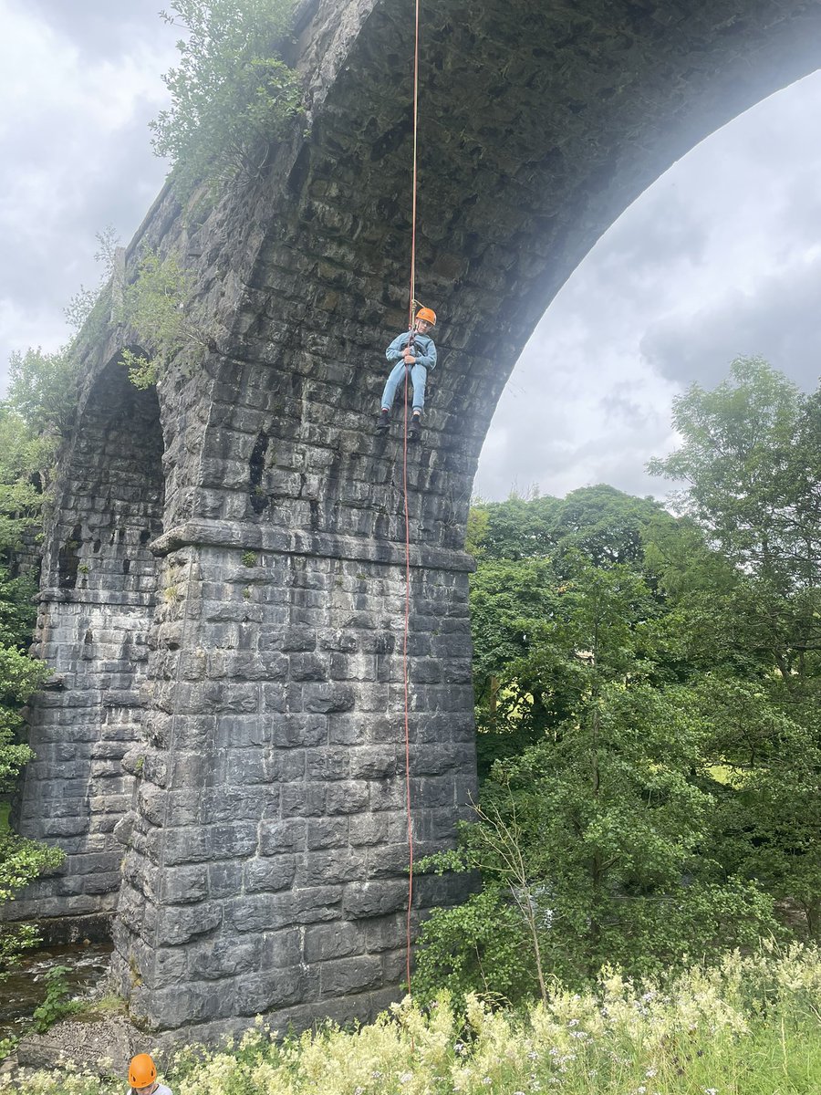 Katie and Caleb coming down for their 5th attempt