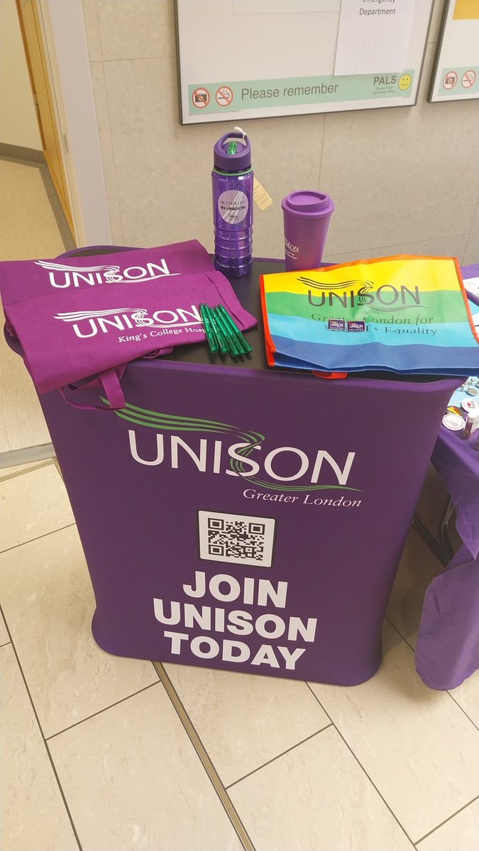 LdnOrganiser's tweet photo. Join us today @KingsCollegeNHS! #Unison #unisonglr #joinforchange https://t.co/84D8HJjqJa