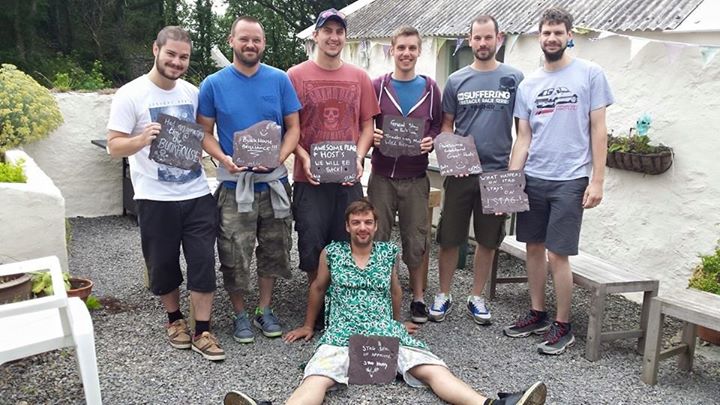 The remnants (in so many ways) of one of our past Stag Parties. These guys made the most of all the activities Pembrokeshire has to offer, not to mention being amazing fun to host!