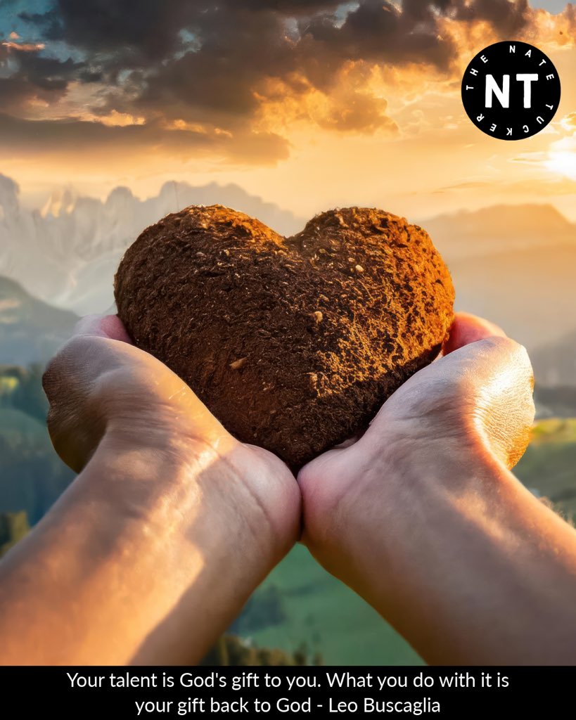 thenatetucker's tweet image. Are you a giver or a taker 🤔

💁🏽‍♂️ Your talent is God's gift to you. What you do with it is your gift back to God - Leo Buscaglia 💯🔥🔥🔥🔥

#ProtectTheGift
#useitwisely
#motivationaldaily #motivation #motivationalquotes