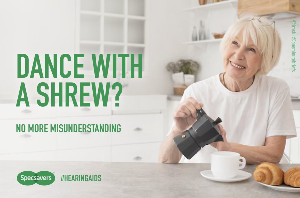 One Minute Brief of the Day: Create posters to advertise #HearingAids for #WorldListeningDay👂