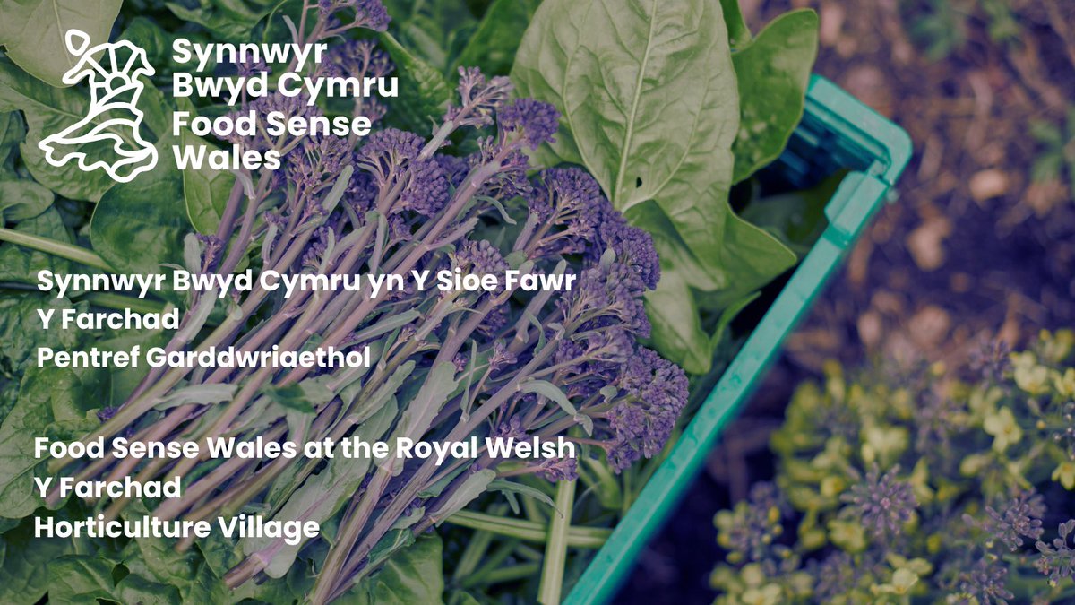 Food Sense Wales / Synnwyr Bwyd Cymru (@foodsensewales) on Twitter photo Weāre really looking forward to being at the <a href="/royalwelshshow/">Royal Welsh Agricultural Society</a> next week! š„
Weāll be baeksed at #YFarchnad in the #HorticultureVillage throughout the show š± Weāre really looking forward to being at the <a href="/royalwelshshow/">Royal Welsh Agricultural Society</a> next week! š„
Weāll be baeksed at #YFarchnad in the #HorticultureVillage throughout the show š±