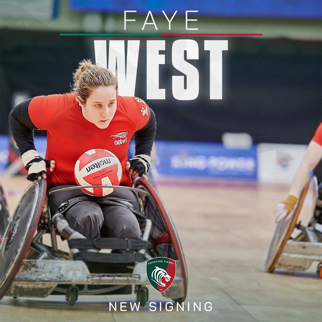 🐯🔒

We are thrilled to announce that Faye West has joined the Leicester Tigers Wheelchair Rugby team ahead of the season 2024/25.

ℹ️ LeicesterTigers.com/news/wtttf-fay…
