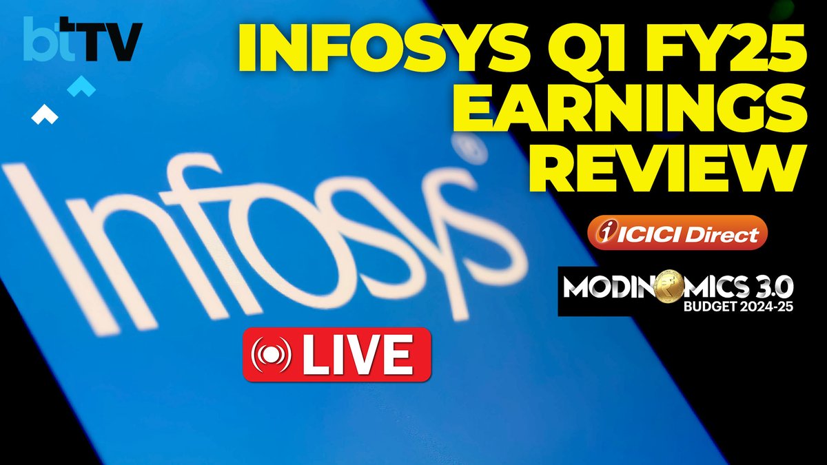 business_today's tweet photo. Infosys Q1 Earnings: Key Highlights On Revenue Surge And Many More
Watch LIVE: https://t.co/8xvsAlyqyR | #Infosys #FY25Earnings #Narayanamurthy #InfosysStock #InfosysQ1Earnings
@ICICI_Direct https://t.co/Ydcf8wbnjd