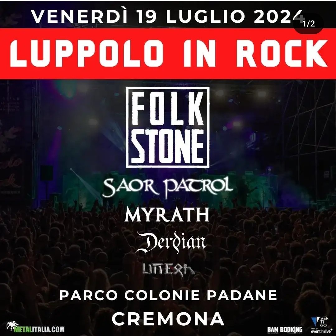 Derdian's tweet photo. Here we are💥💥💥
See you tomorrow!
⬇️⬇️⬇️
https://t.co/2ltWFCvyPb
#fan #powersymphonicmetal #powermetal
#heavymetal #lifeonstage #lifeontheroad #openair #derdian #concert #metalband #epicmetal #show #liveshow #luppoloinrock #myrath #Folkstone #metalevents https://t.co/WcWuEi5HmL