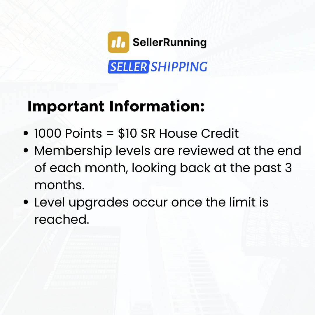 SelleRunning's tweet photo. 🎉 Exciting news for SellerRunning users: Introducing the SR House Rewards Club!

Use the SR House Prep Center and earn as you spend! 📦💰

Check out the details below! 🚀

#SellerRunning #PrepCenter #DropShipping https://t.co/iKvXkGc0Ru