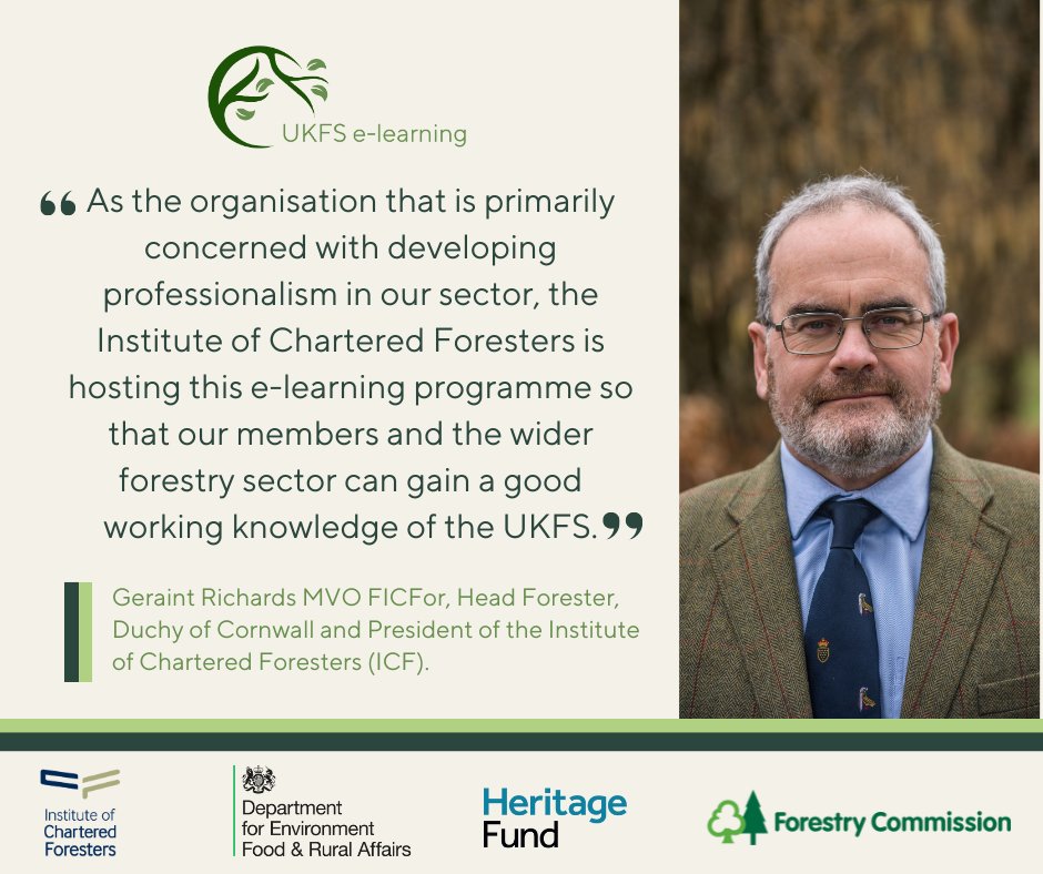 Institute of Chartered Foresters (@theicf) on Twitter photo This week we launched the <a href="/LantraUK/">Lantra</a> accredited UKFS e-learning programme that will help tree professionals get to grips with the 5th edition of standard.
Thanks to our partners <a href="/ForestryComm/">Forestry Commission</a>, <a href="/Forest_Research/">Forest Research</a>, <a href="/NatResWales/">Cyfoeth Naturiol Cymru | Natural Resources Wales</a>, <a href="/scotforestry/">Scottish Forestry</a> & <a href="/daera_ni/">DAERA</a>.
silvestor.org.uk/silvestor/ukfs… This week we launched the <a href="/LantraUK/">Lantra</a> accredited UKFS e-learning programme that will help tree professionals get to grips with the 5th edition of standard.
Thanks to our partners <a href="/ForestryComm/">Forestry Commission</a>, <a href="/Forest_Research/">Forest Research</a>, <a href="/NatResWales/">Cyfoeth Naturiol Cymru | Natural Resources Wales</a>, <a href="/scotforestry/">Scottish Forestry</a> & <a href="/daera_ni/">DAERA</a>.
silvestor.org.uk/silvestor/ukfs…