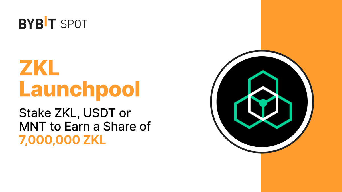 Bybit_Official's tweet photo. 🚀 #ZKL Launchpool: Stake $ZKL, $MNT or $USDT to Earn a Share of 7,000,000 ZKL with @zkLink_Official!

📆 Event Period: July 22, 12PM UTC – July 29, 12PM UTC

📈 Stake to Earn: https://t.co/h38dBxrhjt
🌐 Learn More: https://t.co/PXzo4Ru6Qt

#TheCryptoArk #BybitTrading https://t.co/pkd4HbJu1G