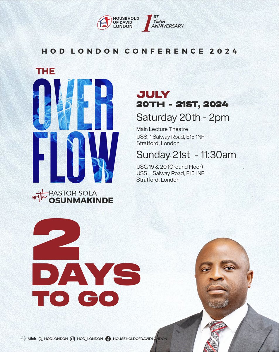 hodlondon's tweet image. The Overflow Conference is just 2 days away! 🕐 We are super excited!

#HODlondon #OverflowConference #TheOverflow
