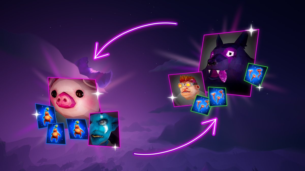WitchItGame's tweet photo. 🎊 TRADING IS BACK! 🎊

Patch 1.5.1 is here, introducing in-game trading with cross-platform support once Witch It arrives on consoles later this year! 🎮

View your inventory, try our gamepad aim-assist, and experience improved performance on older PCs! 📈

Read on! 1/14 🧵⬇️ https://t.co/scxKatx7Zl