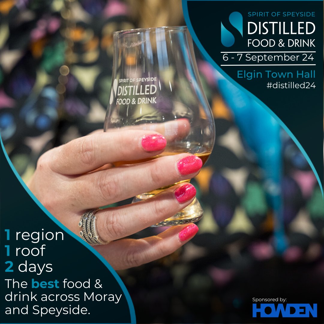 spirit_speyside's tweet photo. Did you know that Spirit of Speyside also runs @DistilledScot. Join us on 6th and 7th September for a showcase of the best food and drink from across Moray and Speyside under one roof.
ποΈ π https://t.co/HAsFWraB5o
Early bird passes for #Distilled24 fly away tonight! https://t.co/TODrOVvlIb