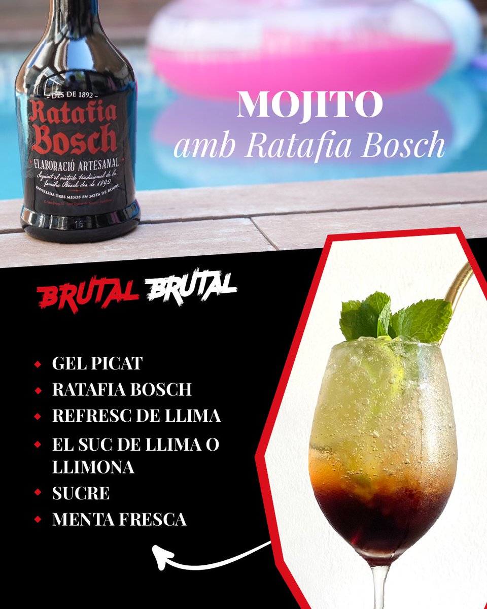ratafiabosch's tweet photo. Per aquest estiu, què us sembla provar el mojito de Ratafia?
Sorpreneu els vostres convidats amb aquest mojito refrescant que us allargaran les sobretaules d’estiu!
I per preparar-lo, què necessiteu? 👇
#ratafiabosch #raftafia #desdesempre #raftafiacadadia #qualitat #xarrup https://t.co/MXt8pdjr2t