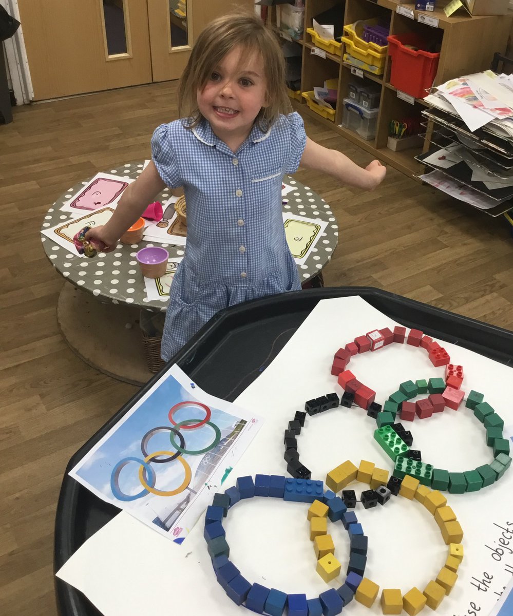 Christletonpri's tweet image. Reception have been learning about the Olympic Games this week. They have been learning about its history, the Olympic rings, the sports and much much more! #cpseyfs #cpscomputing #cpshistory #cpsgeography  #cpsart