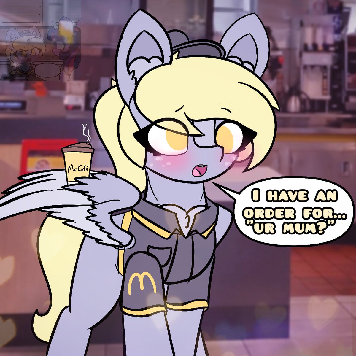 Sodapop_Sprays's tweet photo. I have an order for... Ur mum? (◕ っ ◕✿) (derpy can't catch a break pt. 3)
#mlp #mlpdigitalart #mlpart #mlpdrawing #mlpartwork #mlpoc #mlpfim #mlpartist #ocdigitalart #oc #sodapop_sprays #furryart #mlpmeme #mlpmemes #derpyhooves #derpy #derpymlp #derpycantcatchabreak https://t.co/tLuWrUnREL