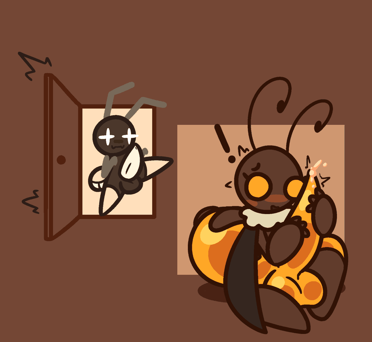 MallowOnAStick's tweet photo. funny ant boys i drew a while back @_CaramelNest https://t.co/tmjOc6uk16