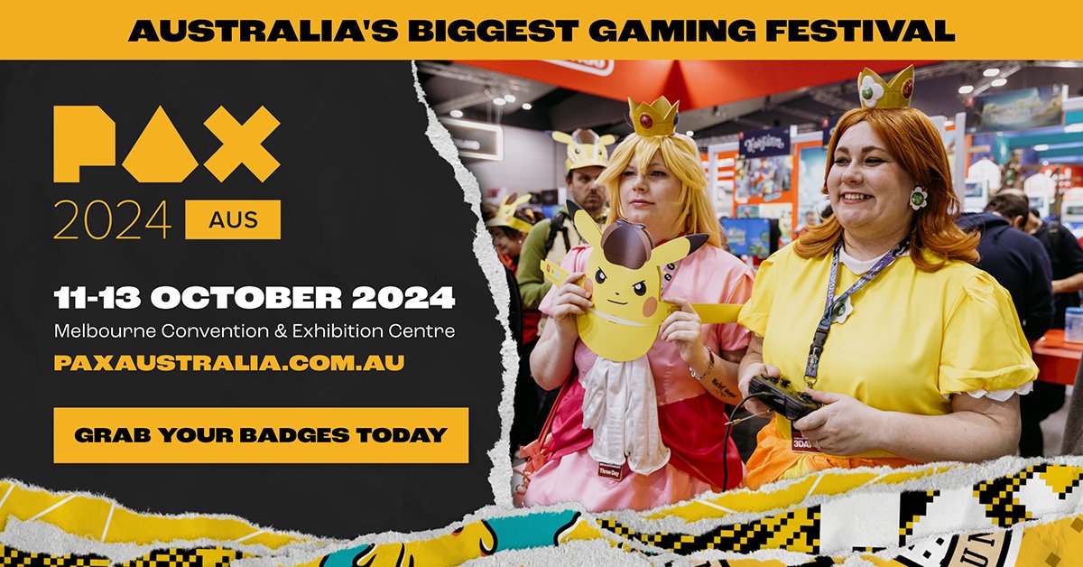 TipperBackhoe's tweet image. Going to #PAXAus this year! Hoping to see some familiar faces and hopefully a lot of fellow Fallout fans &amp;lt;3 

Australia’s Biggest Gaming Festival | Oct 11-13 | Melbourne. Click here more info - invt.io/1fxbk02val4 #PAXandWin