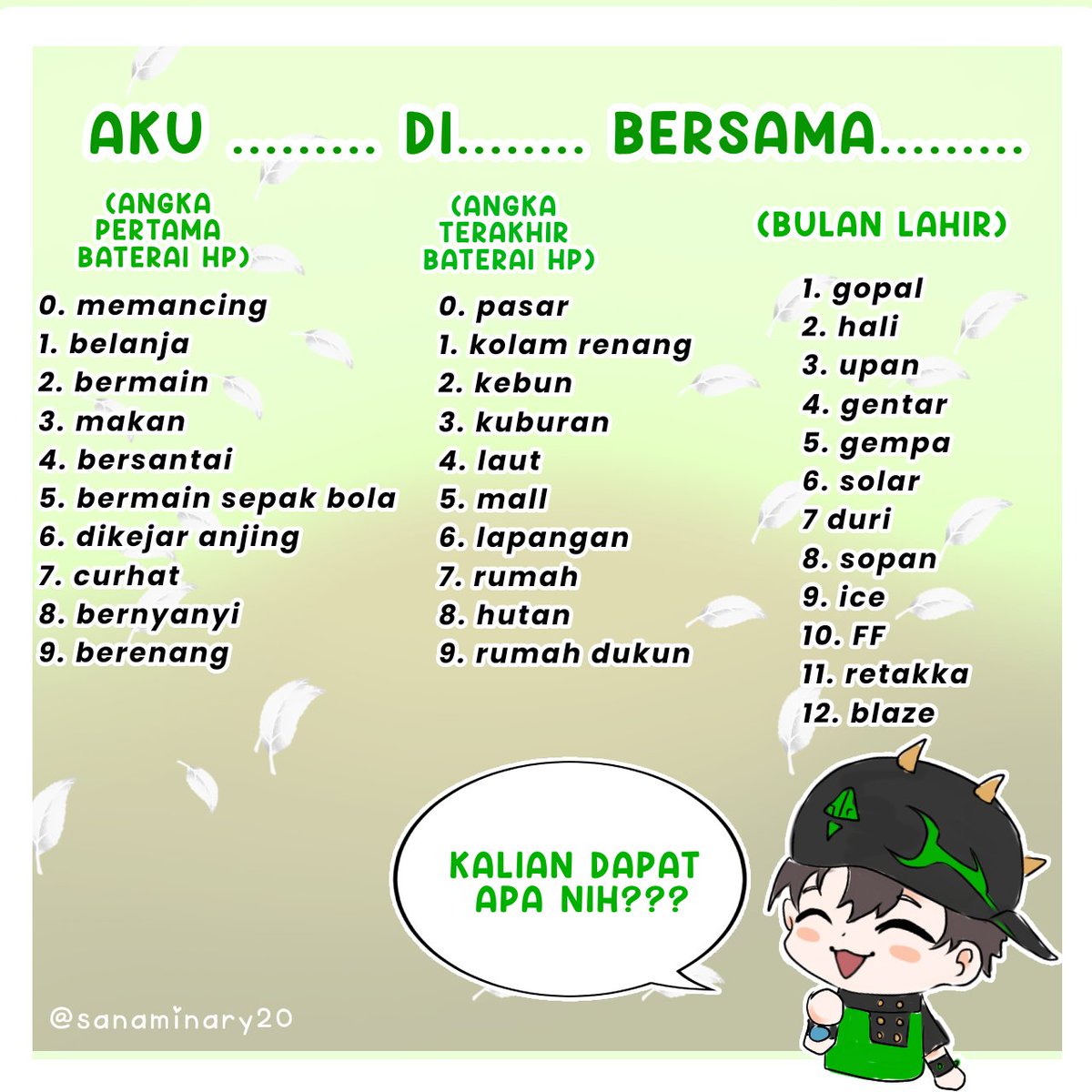 ILMINURKAMILA1's tweet photo. Kalian dapat apa✨️✨️
.
.
#BoBoiBoy https://t.co/MZp8v8oouy