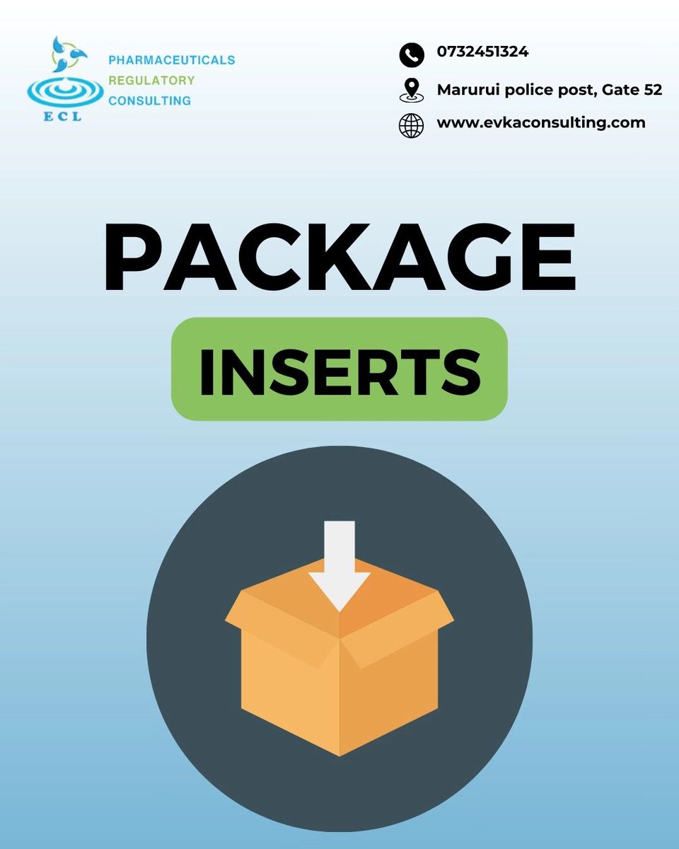 consultz_evka's tweet image. A #packageinsert is a legal document approved by regulators before distribution with medicine. The pharma company must prepare and update it per national requirements, ensuring clarity, accuracy, and consistency with scientific evidence. If you need help, contact us