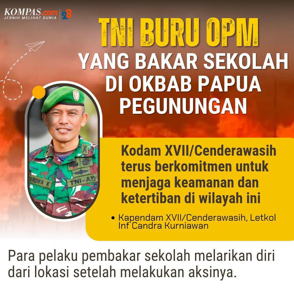 Sudah terlalu sering OPM ini merugikan masyarakat Papua, sebaiknya TNI dan Polri segera tumpas gerombolan OPM bajingan ini 
#OPMRusakPembangunan |