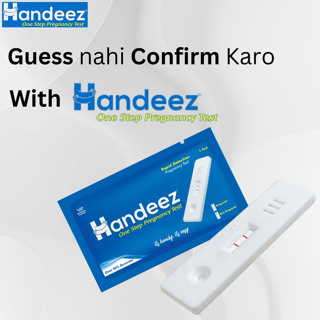 KeepHandeez's tweet photo. Guess Nahi, Confirm Karo with Handeez! Trust our quick, reliable pregnancy test kits for accurate results and peace of mind.
#Handeez #PregnancyTest #QuickResults #ReliableTesting #AccurateResults #EasyToUse #PregnancyJourney https://t.co/6cDRt5oXPf