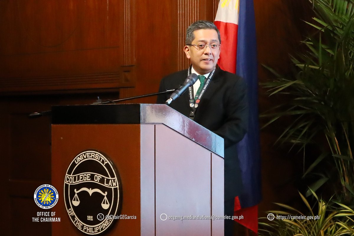 ChairGEGarcia's tweet photo. Nagsagawa po tayo ng stakeholders forum at consultation dialogue ukol sa posibleng banta ng maling paggamit ng Artificial Intelligence at deepfakes sa eleksyon.

Pinamagatan po itong "A.I. and Philippine Elections Decoded" at isinagawa sa UP College of Law, Diliman, Quezon City https://t.co/RTNyeHsWDP