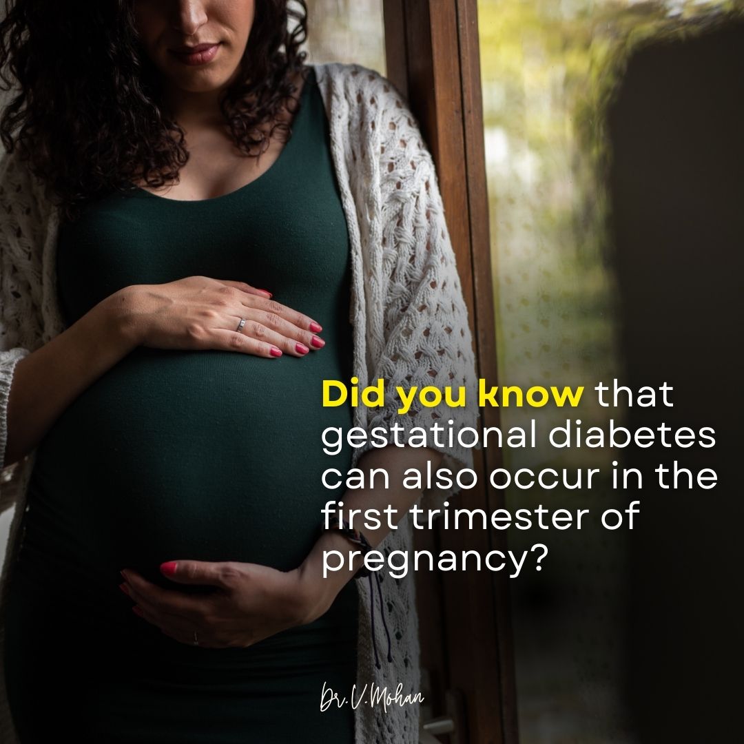 drmohanv's tweet image. Gestational diabetes mellitus (GDM) is a condition characterized by high blood glucose levels that are usually diagnosed between 24-28 weeks of pregnancy. Our recent studies show that it can also occur in the first trimester of pregnancy.
The increasing incidence of GDM can be…