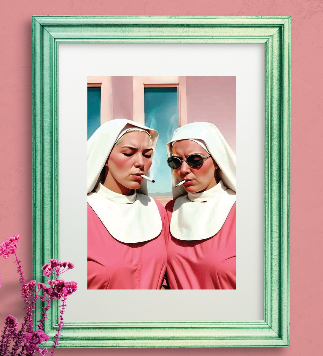 65Maikeed's tweet image. "Looking for a Standout Piece? Transform Your Space with Our Vintage Pop Art Smoking Nun."
#NunsSmokingArt, #VintageCool, #EdgyHomeDecor, #UniqueGifts, #BoldWallArt, #QuirkyArtwork, #SmokySisters, #StylishNuns, #RetroVibes, #StatementPiece