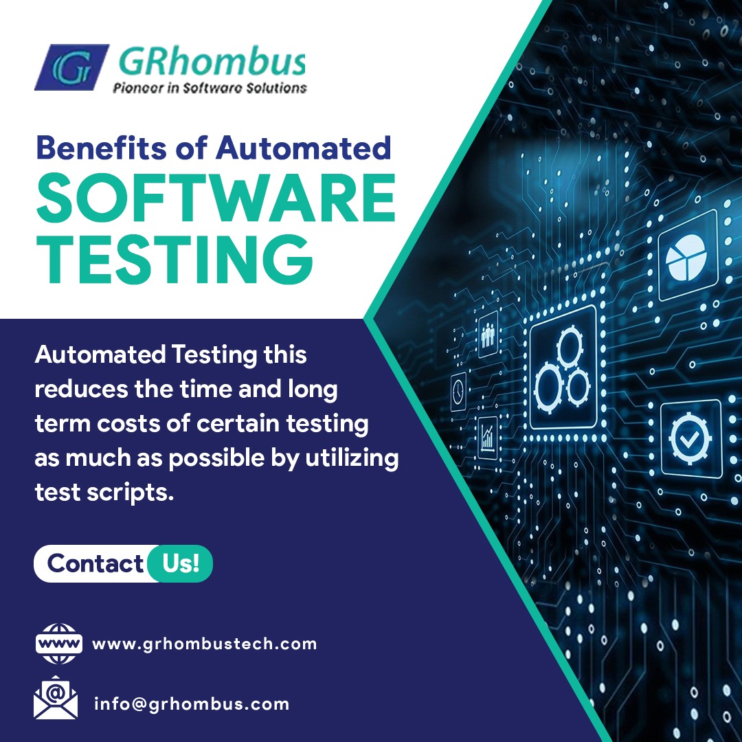 grhombustech's tweet image. 🚀 Discover the Benefits of Automated Software Testing with GRhombus Technologies! 🚀
Here's why automated software testing is a game-changer:
🌎 grhombustech.com/quality-assura…
#SoftwareDevelopment #GRhombusTech #AutomatedSoftwareTesting #AutomationFramework #TestAutomation