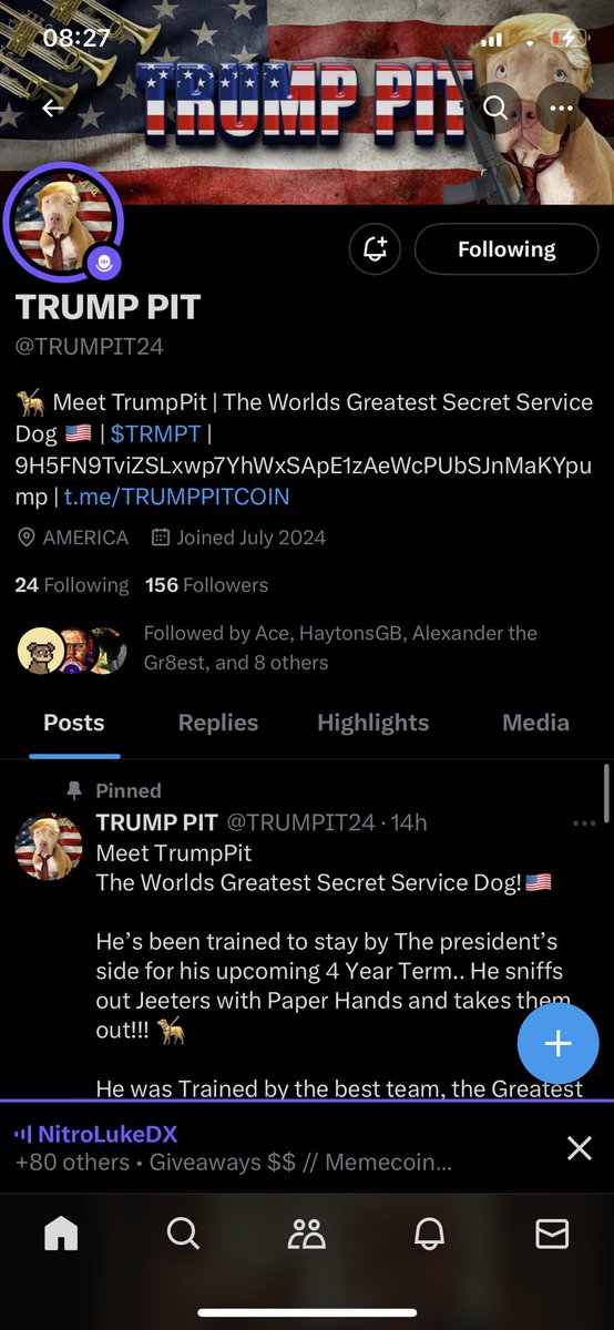 HyperwooE's tweet image. 19 $SOL givenaway total to the community and supporters!! Crazy work🚀🚀

Tune in guysss #unruggable $TRMPT 

@NextLevelBTC @VETMeta @NitroLukeDX @HaytonsGB @TRUMPIT24