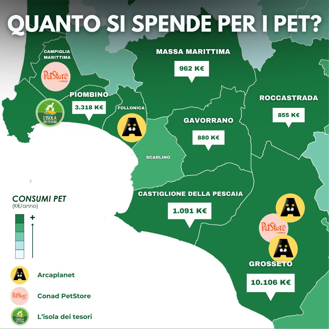 geomarketingita's tweet photo. Pet food e pet care, mercati in crescita 🐶
GEO News – Luglio 2024
https://t.co/2NUxRUh15y

#petfood #petcare #petshop #GDO #Arcaplanet #IsoladeiTesori #ConadPetStore #data #maps #locationanalytics #geointelligence #geomktg #geomarketing #geonews
©OpenStreetMap contributors https://t.co/sVRRccu3PP