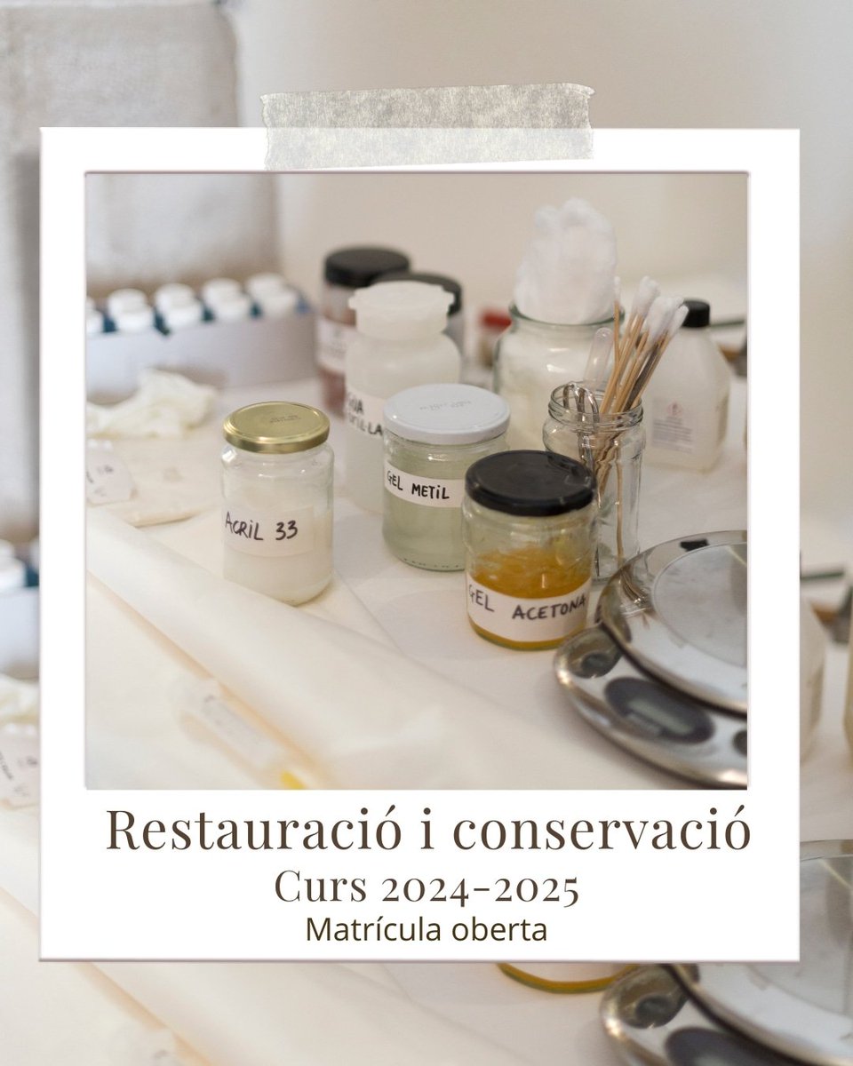 📢 Obert el període de matriculació pel proper curs 2024- 2025 de conservació i restauració de moble, metall i arts decoratives. 

🌐 Pots consultar els continguts que ofereixo a la web! ⏩ arsantiqua.cat