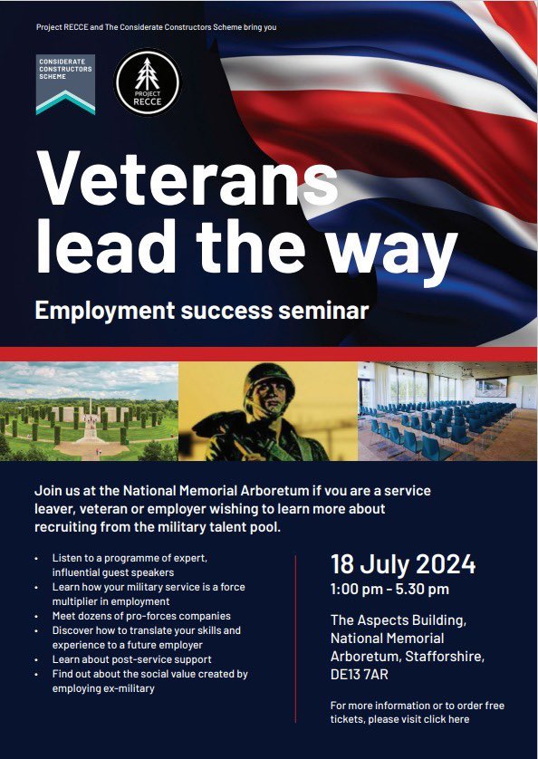 ProjectRecce's tweet image. Today! 1300 BE THERE! Exceptional panel veteran speakers, Exceptional Employers showcasing business &amp;amp; employment opportunities! ☕️🍻@DRM_Support @AlistairCarns @JohnnyMercerUK @balfourbeatty @WFEL_bridges @sunbeltrentaluk @DWPgovuk @VeteransFdn @MrNickKnowles @MozPerkins @charlie