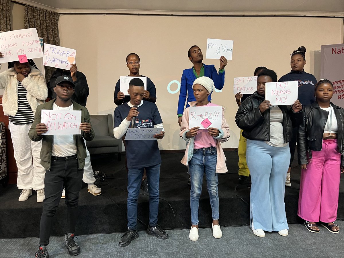 MariscaErasmus's tweet photo. Our Youth face some many heartbreaking challenges, sexual violence, abuse and discrimination. They are raising their voices for each other. RAISE YOUR VOICE! LISTEN! ⁦@NACOSANet⁩ ! #notonmywatch #wearenotourwounds #youthsummit2024 #mychoicemyvoice https://t.co/ZzzjBPuvVI