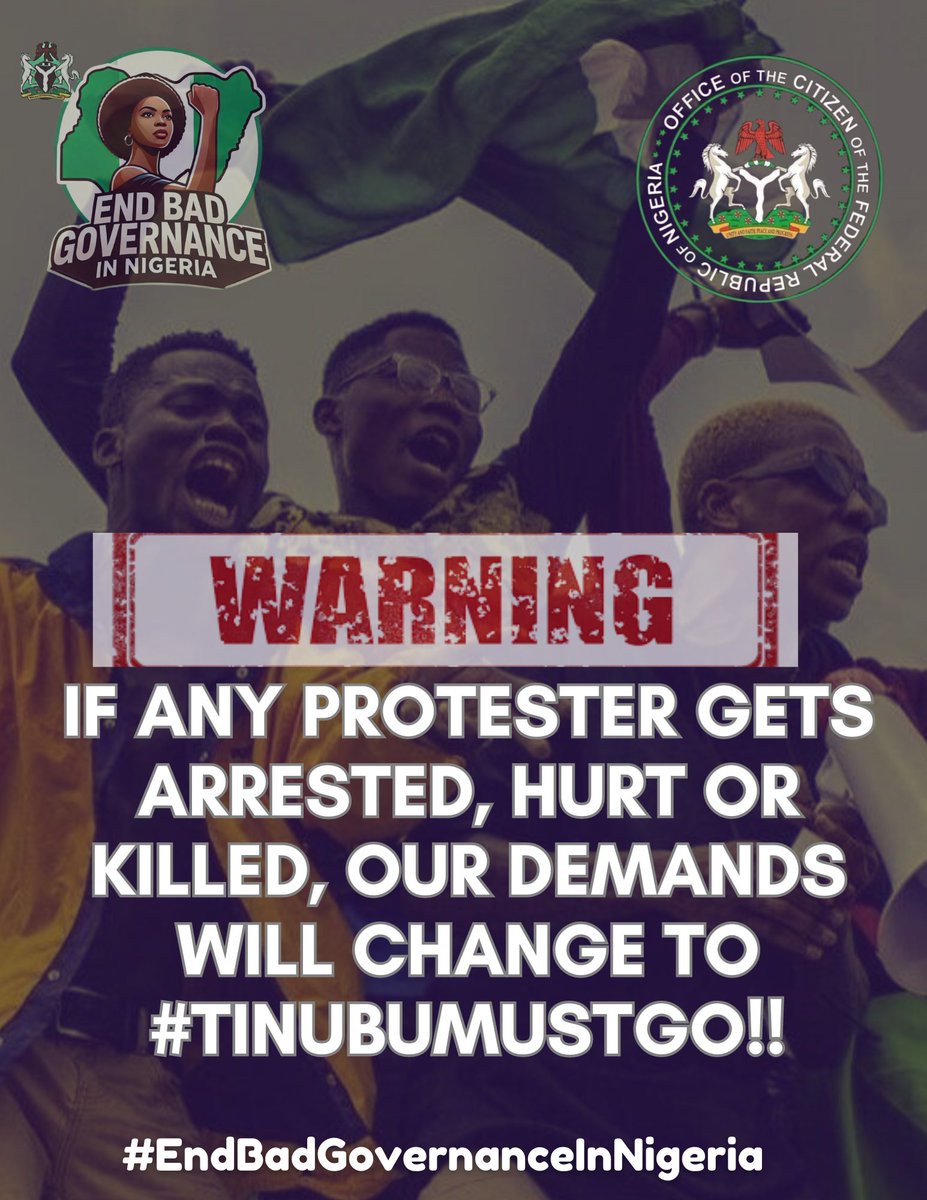 MESSAGE TO THE <a href="/NigerianGovt/">Nigerian Government</a>‼️

Re-tweet Massively until viral!!📌
#EndBadGovernanceInNigeria