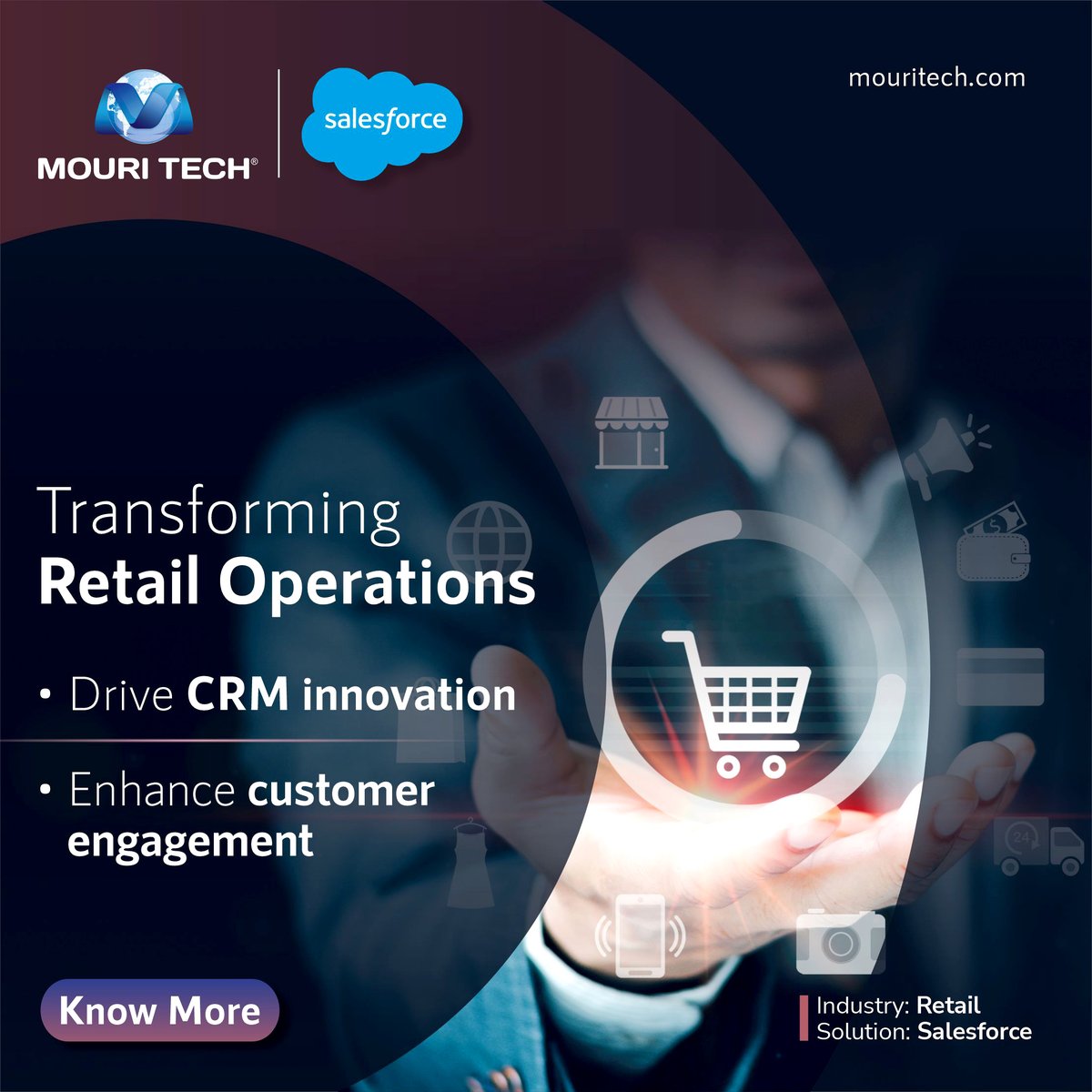 mouritech's tweet photo. MOURI Tech's Salesforce solutions revolutionize retail. Boost customer engagement and personalize marketing. Increase sales with data-driven insights. Transform your retail business today.
https://t.co/mkPR74KajI
#MOURITech #RetailInnovation #SalesforceRetail https://t.co/Ft2ISuom6J