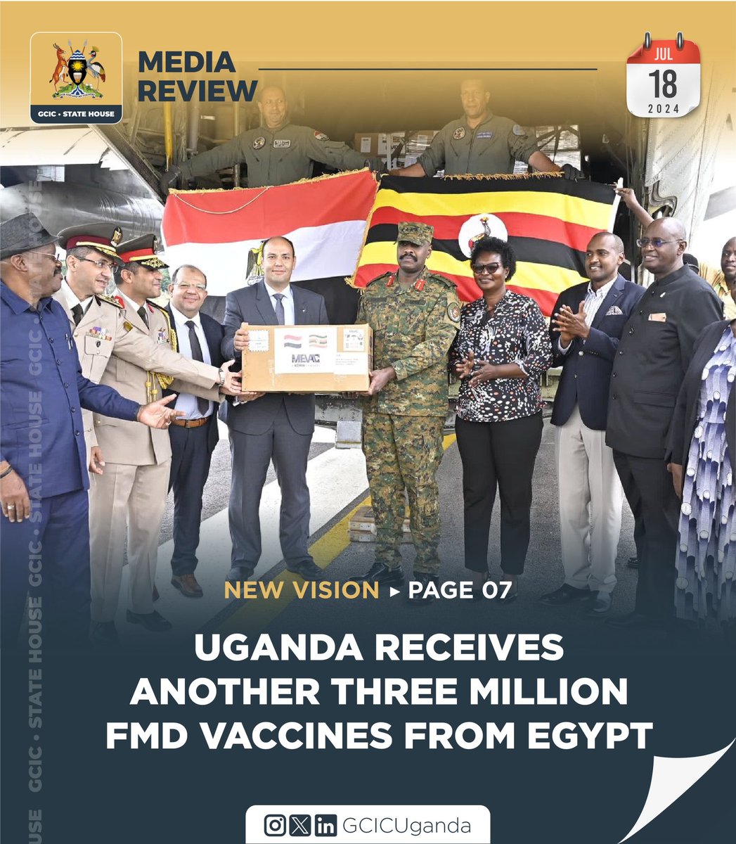 kyosimire_'s tweet image. The fight against Foot and Mouth Disease (FMD) has received a boost.
#GCICMediaReview
#OpenGovUg