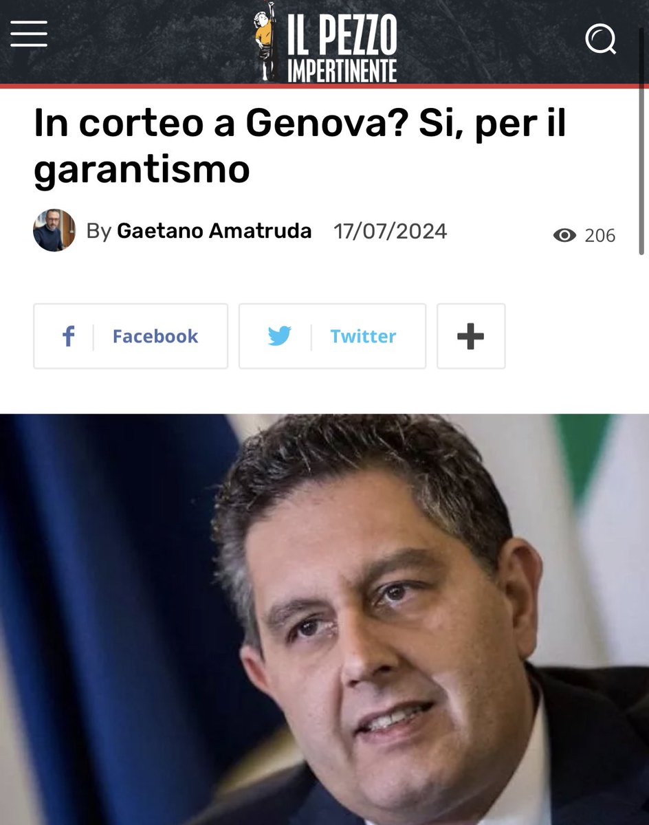 ilpezzoimp's tweet photo. Un corteo della sinistra a Genova contro #Toti ? Le pazzie della sinistra. In piazza bisognerebbe andare contro certa magistratura https://t.co/5VsGjaQvbc https://t.co/UrU2QHCKRg