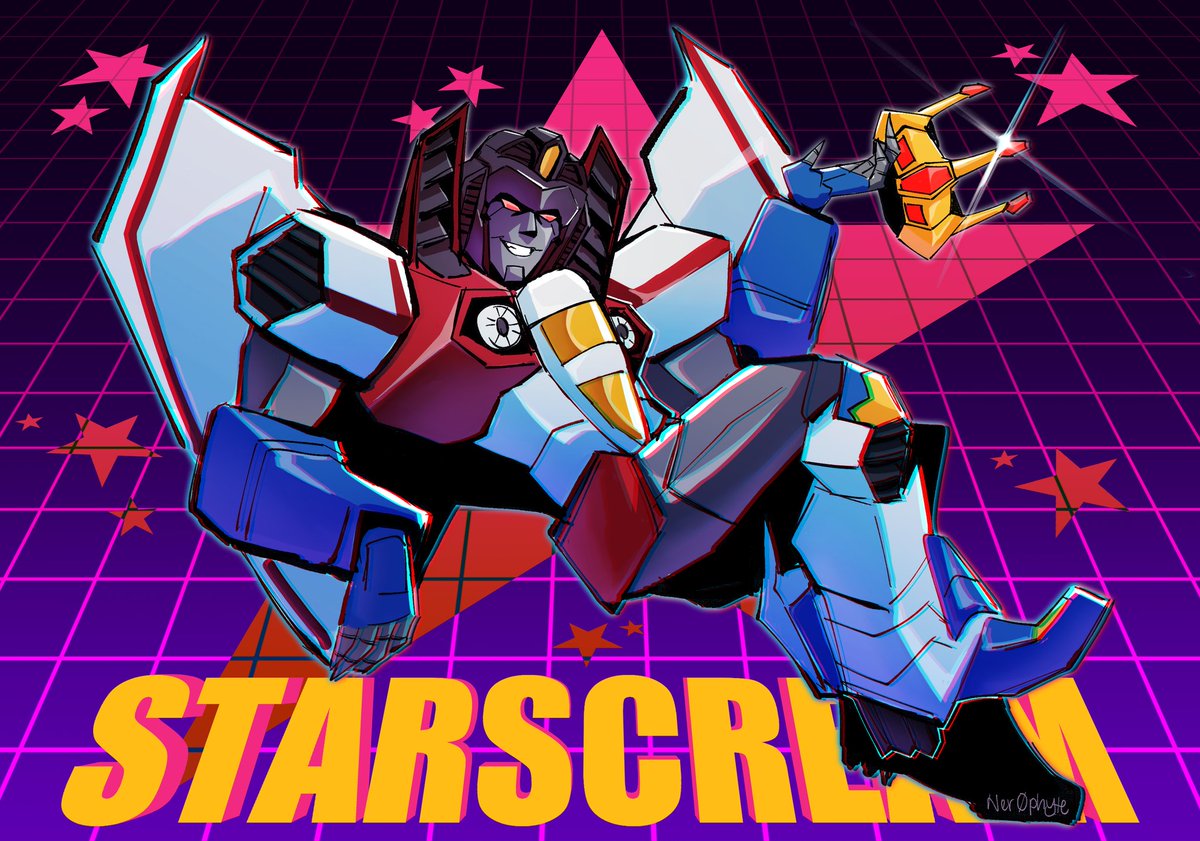 Ner0phyte's tweet photo. I scream, you scream, we all scream for STARSCREAM!!

#transformers #maccadam https://t.co/3FZhRXuTCa