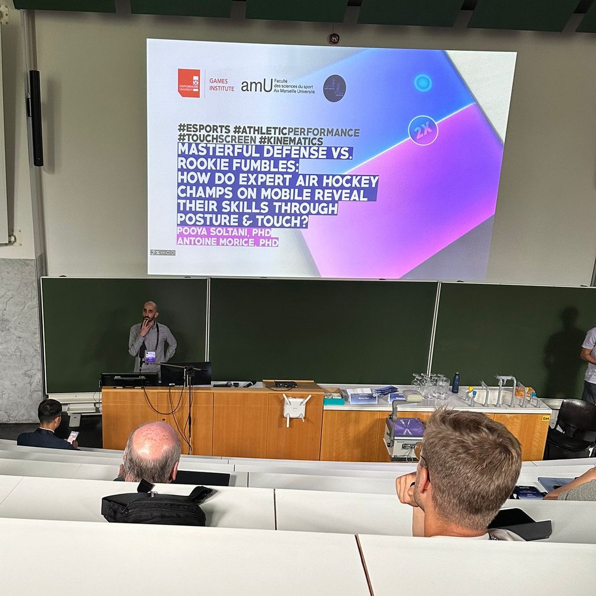Finally presenting our results on detecting expertise in mobile esports using posture and screen interactions at #ISBS2024.
Read the paper here: commons.nmu.edu/isbs/vol42/iss…