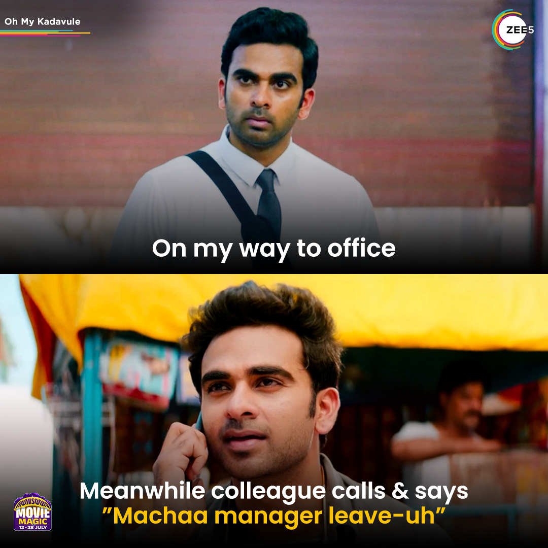 Zee5South's tweet photo. Inaki funday dha ππΊπ»
Watch #MonsoonMovieMagic absolutely free π₯Ά only on ZEE5
#OhMyKadavule #ZEE5Tamil #ZEE5Β #WatchForFree https://t.co/WGzOkcSLex