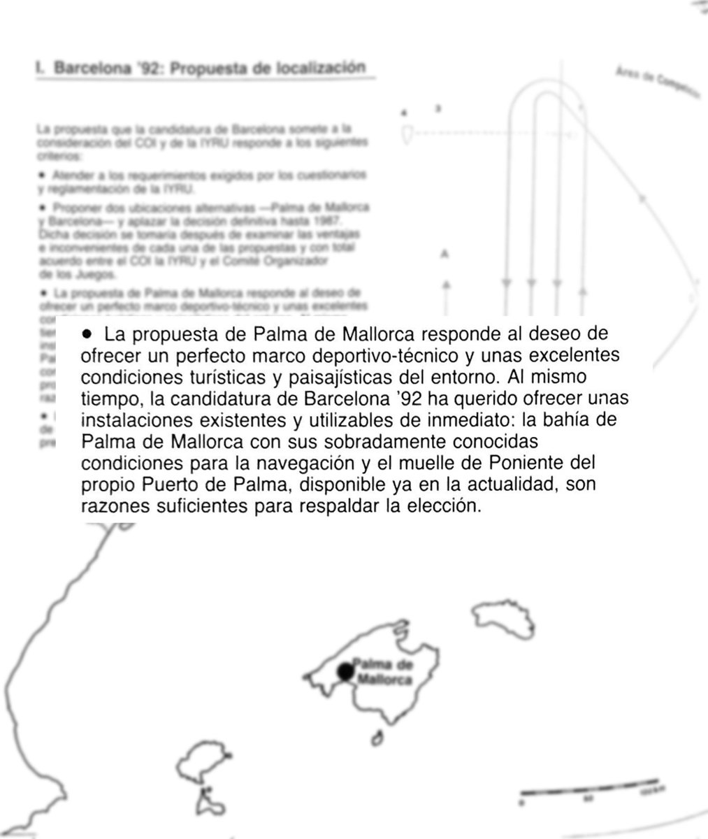 Agost del 92, la selecció de vela guanya 4 Medalles d'Or als JJOO a les proves a... Mallorca?
Avui sembla increïble, però aquest va ser el primer emplaçament previst per a les proves, que es van acabar fent al flamant Port Olímpic, que centra avui #unaHistòriadeBCN.
