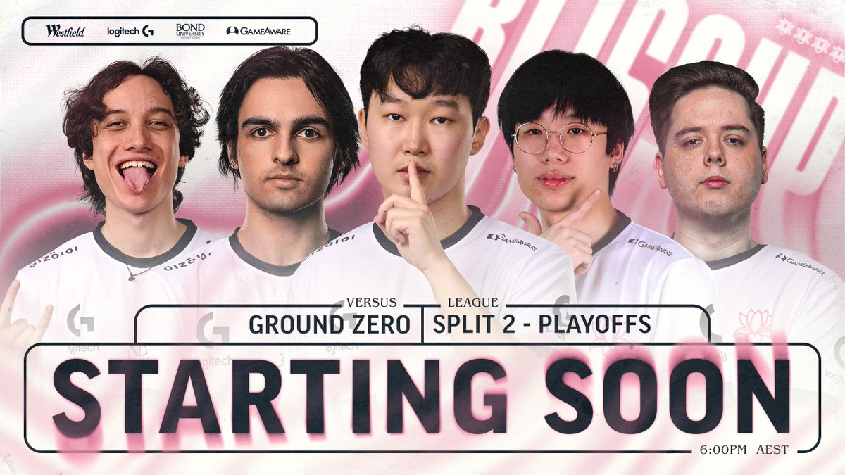 It's time for revenge...

PCS Qualifying match and Grand Finals ticket coming up against <a href="/GroundZeroOCE/">Ground Zero</a> - enough said, time to go to work 💪

🕕 6:00PM AEST
📺 twitch.tv/LCO

#BlissUp🪷 | #BlissLoL🪷 | #LCO